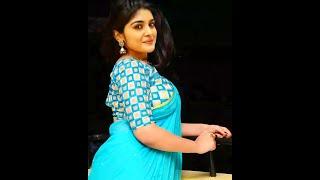 Nivetha thomas hot  nivetha exposing hot navelassets in saree #shorts #trending