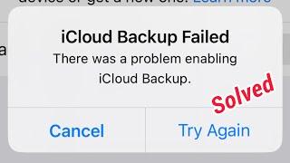 How To Fix iCloud Backup Failed  Error Is Solved 2024