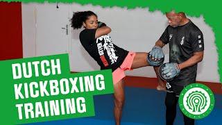 Dutch Kickboxing Training - Carbin All Style Drills with Ilonka Elmont & Lucien Carbin