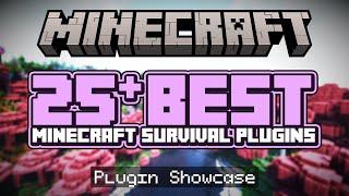 25+ BEST Plugins For Your Minecraft Survival Server 1.20+