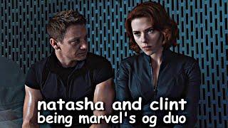 natasha and clint being marvels og duo for almost four minutes