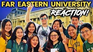 Foreigner Reacts to FAR EASTERN UNIVERSITY FEU Filipino University Tour