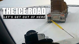 Helping Ice Road Trucker on Snowbank Pinoytrucker