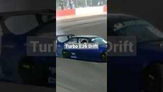 Turbo BMW E36 Shredding Tires Drifting