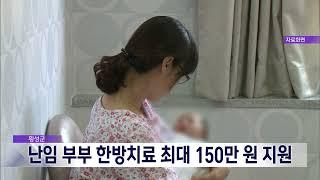 2024. 9. 9 원주MBC 횡성군 난임 부부 한방치료 최대 150만원 지원