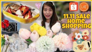SHOPEE AND LAZADA HOME SHOPPING HAUL+HONEST REVIEWano gift ni mister nung birthday ko?donnavlogs