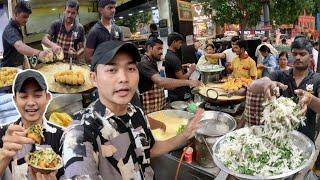 MAKANAN JALANAN INDIA TERBAIK PALING ENAK+NAGIHGILEE PEMBELI NYA RUAME BANGETGAK BERHENTI” MASAK