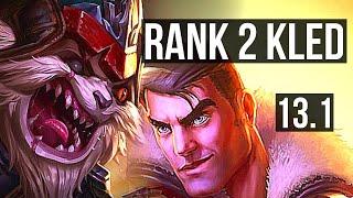 KLED vs JAYCE TOP  Rank 2 Kled 6 solo kills 16311 Legendary 300+ games  KR Master  13.1