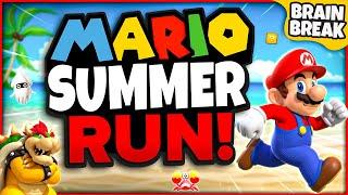 Mario Summer Run  Summer Brain Breaks For Kids  Summer Games For Kids  GoNoodle Games
