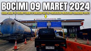 Tol Bocimi 9 Maret 2024  Update Lalu Lintas Exit Tol Parungkuda  Kabar Tol Bocimi Terbaru 2024