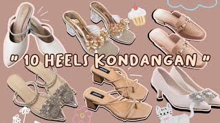 SHOPEE HAUL 10 HEELS KONDANGAN AESTHETIC & KEKINIAN 