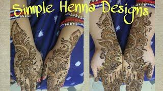 Simple Henna  Mehndi Designs