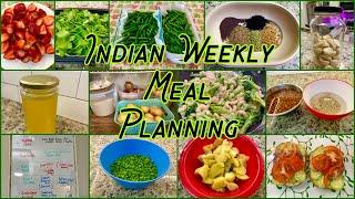 Indian Weekly Meal Planning & Prep For Busy & Working MomsA week of MealsUseful Kitchen Tips Hacks