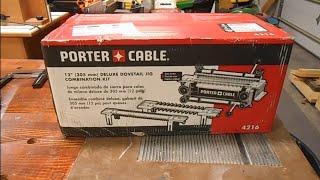 Dovetail jig Porter Cable 4216 setup and review