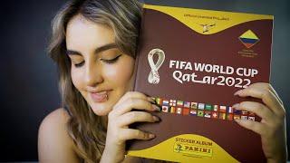 ASMR Llenando el album del mundial QATAR 2022 asmr para dormir Ale ASMR  PT. I