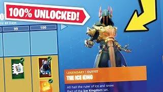 *INSANE* Fortnite Season 7 Tier 100 Skin 100% Unlocked