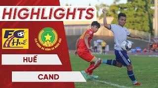 HIGHLIGHTS  Huế - CAND  Hồ Thanh Minh tỏa sáng chặn đứng mạch bất bại của CAND