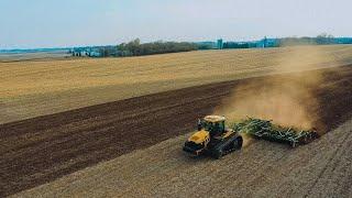 New 40 Foot Great Plains Terra Max Tillage Is SUPER Fast Drone Video