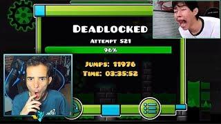 REACCIONANDO A TOP 20 FAILS EN GEOMETRY DASH