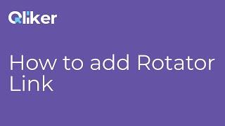 How to add a Rotator Link