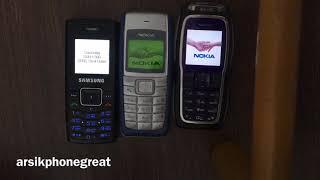 Samsung SGH-C160 vs Nokia 1110i vs 3220  Speed Comparison