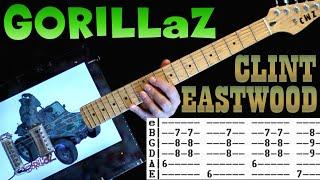 Gorillaz Clint Eastwood Guitar Lesson  Guitar Tabs  Guitar Tutorial  Guitar Chords  Guitar Cover