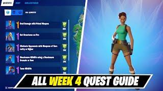 Fortnite All Week 4 Challenges Guide Chapter 2 Season 6