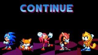 Sonic Mania Plus - All Continue Screens