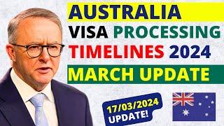 Australia Visa Processing Timelines in March 2024  Australia Visa Processing Time