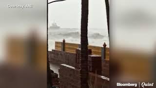 Cyclone Nisarga Makes Landfall In Maharashtra