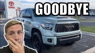 IDIOT Sells His MINT 2021 Toyota Tundra TRD Pro to Famous Dude