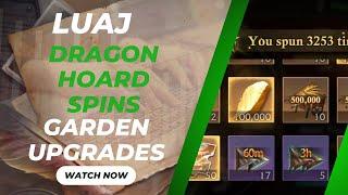 LUAJ   Dragon Hoard Spins  Garden Upgrades  King Of Avalon