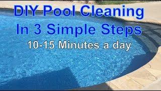 How To Keep a Crystal Clear Clean Pool Just a few minutes a day