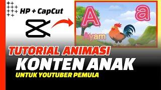 Youtuber Pemula Modal HP Bisa Bikin Animasi Konten Anak Cukup dgn 1 Aplikasi Ini tutorial lengkap