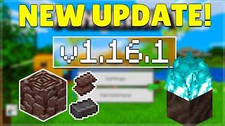 MCPE 1.16.1 UPDATE RELEASED Minecraft Pocket Edition NETHERITE Fixed