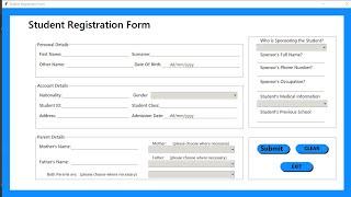 Source Code - Student Registration System Tutorial Python Tkinter