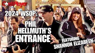 Phil Hellmuths 2024 WSOP Grand Entrance Featured Martial Arts and... Shannon Elizabeth??