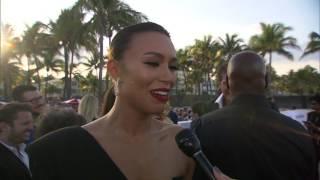 Baywatch Ilfenesh Hadera Stephanie Holden Red Carpet Premiere Movie Interview  ScreenSlam