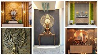 Modern Buddha Wall Decorating Ideas  Entryway Buddha Statue Home Foyer Interior Indoor Buddha