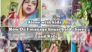 Alone With Kids  How Do I Manage House hold chores And kids