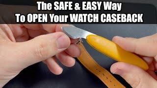  How to remove ALL Watch Casebacks Without Causing Damage or Scratches  The SAFE & EASY WAY 