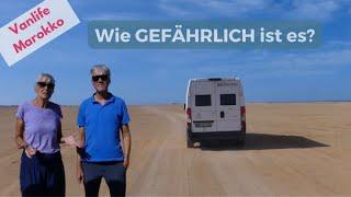 Wir fahren trotz Warnung in die Westsahara  Vanlife Marokko