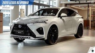 New 2025 Lexus RX Hybrid Unveiled - a popular luxury medium SUV choice