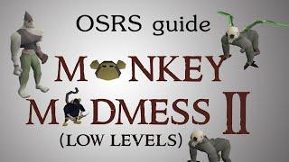 OSRS Monkey Madness 2 quest guide lowmed levels