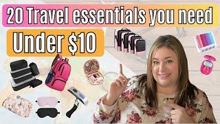 20 Travel Essentials under $10  Summer 2024  #budgettravel
