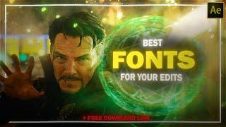 Best Fonts for Video editors  Any software