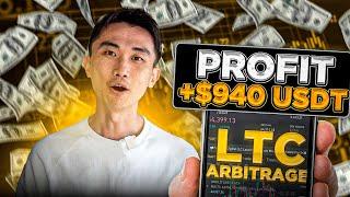 Earn $85000 with USDTLTC Arbitrage  Simple Crypto Strategies 10-12%