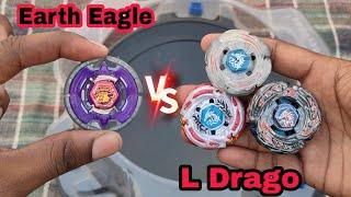 Earth Eagle vs All L Drago Beyblade battle  Tsubasa vs Ryuga  In Hindi