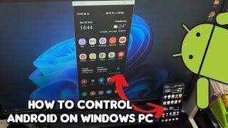 SCRCPY 2.0 How to wirelessly control your Android without any lag on your Windows PC 2023 Guide