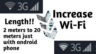 How to increase wifi range in android without root - wifi hack